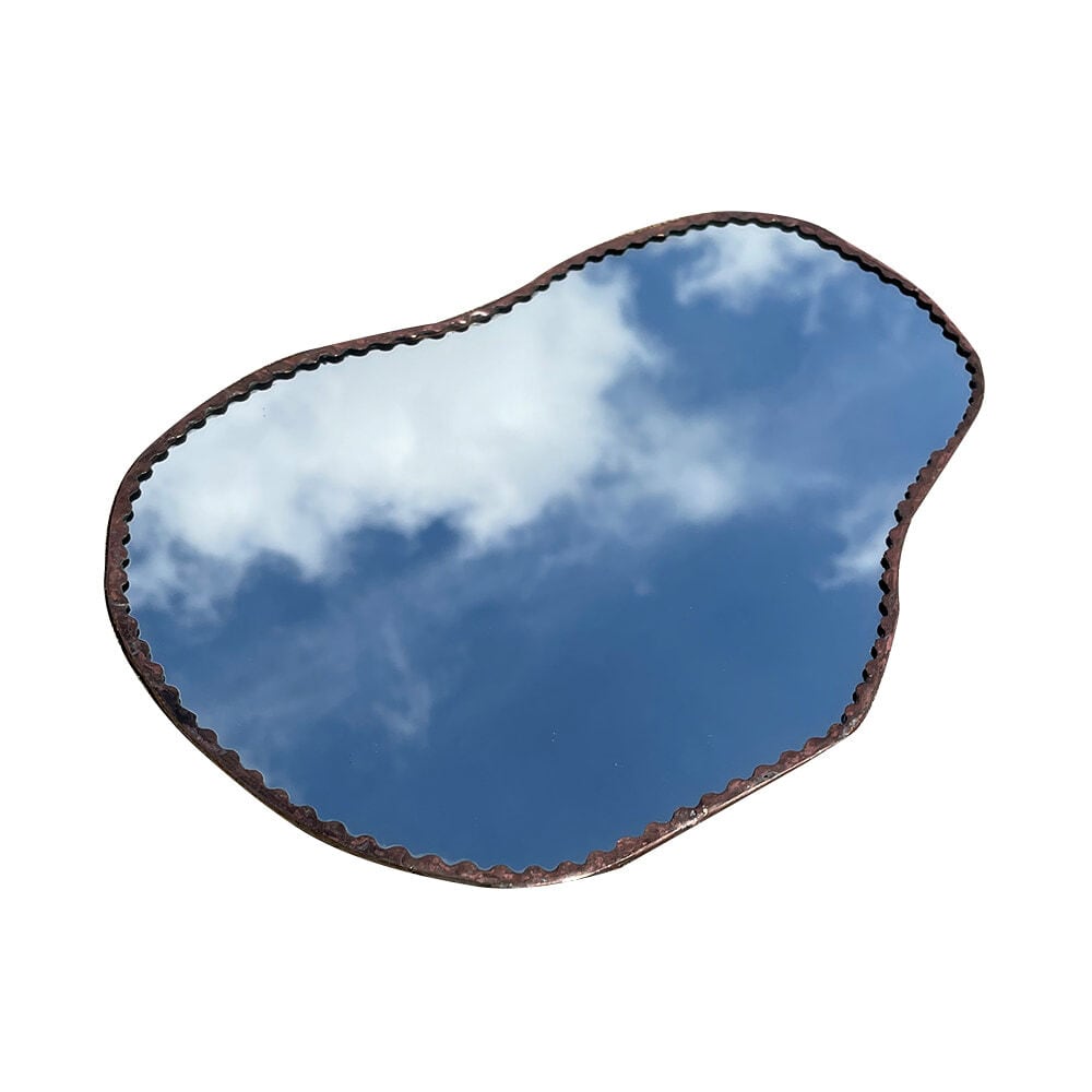 壁掛け鏡 pöl ミラー(F)ほぼA4サイズ