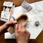 カヌー型カップの手作りキット MY CANOE CUP WHITTLING KIT