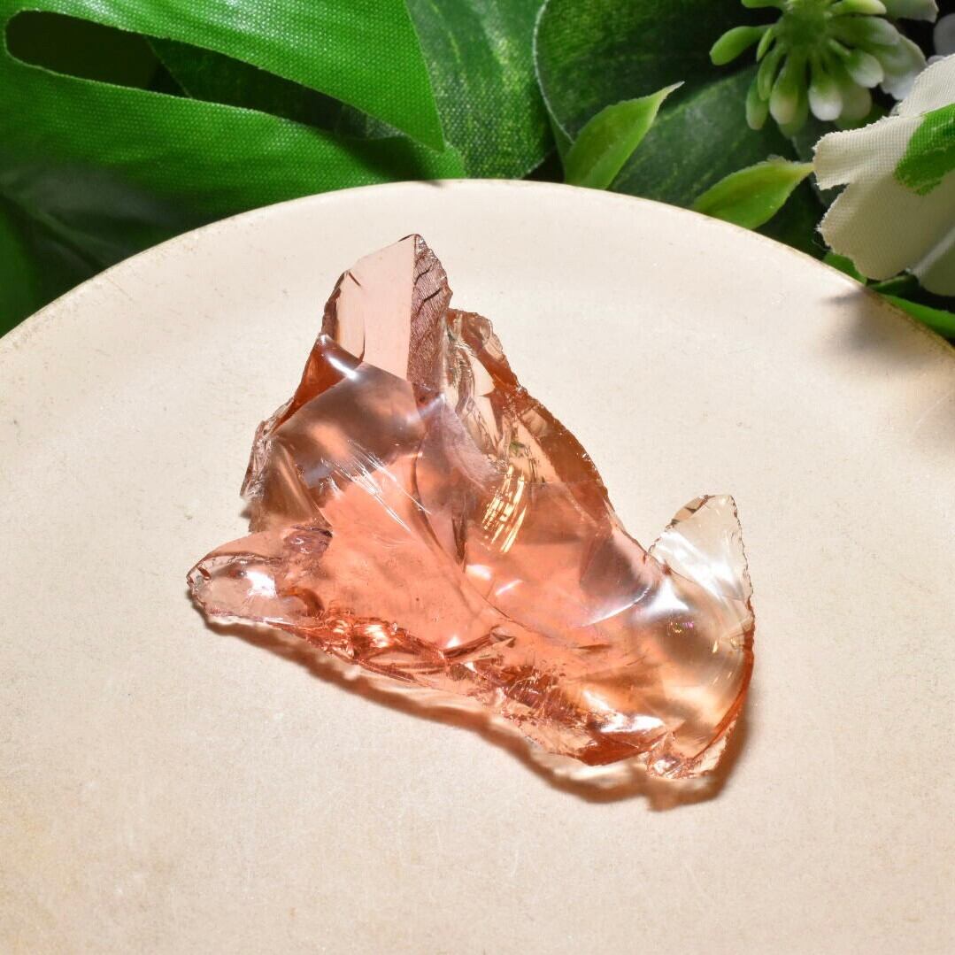 虹入り!シエラネバダ産 アンダラクリスタル原石 ダスティピンク