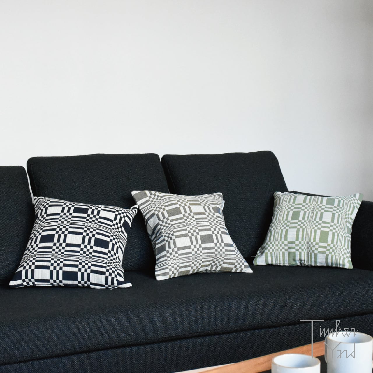 Zipped Cushion Cover Doris / 40×40cm / ドリス / ファスナー付き