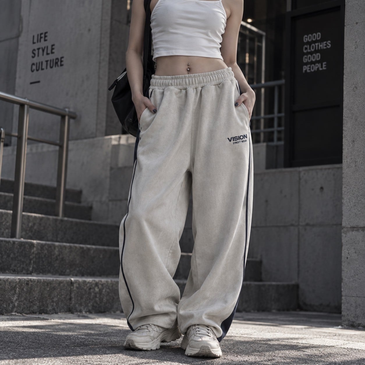 VISION フェイクスエードPANTS