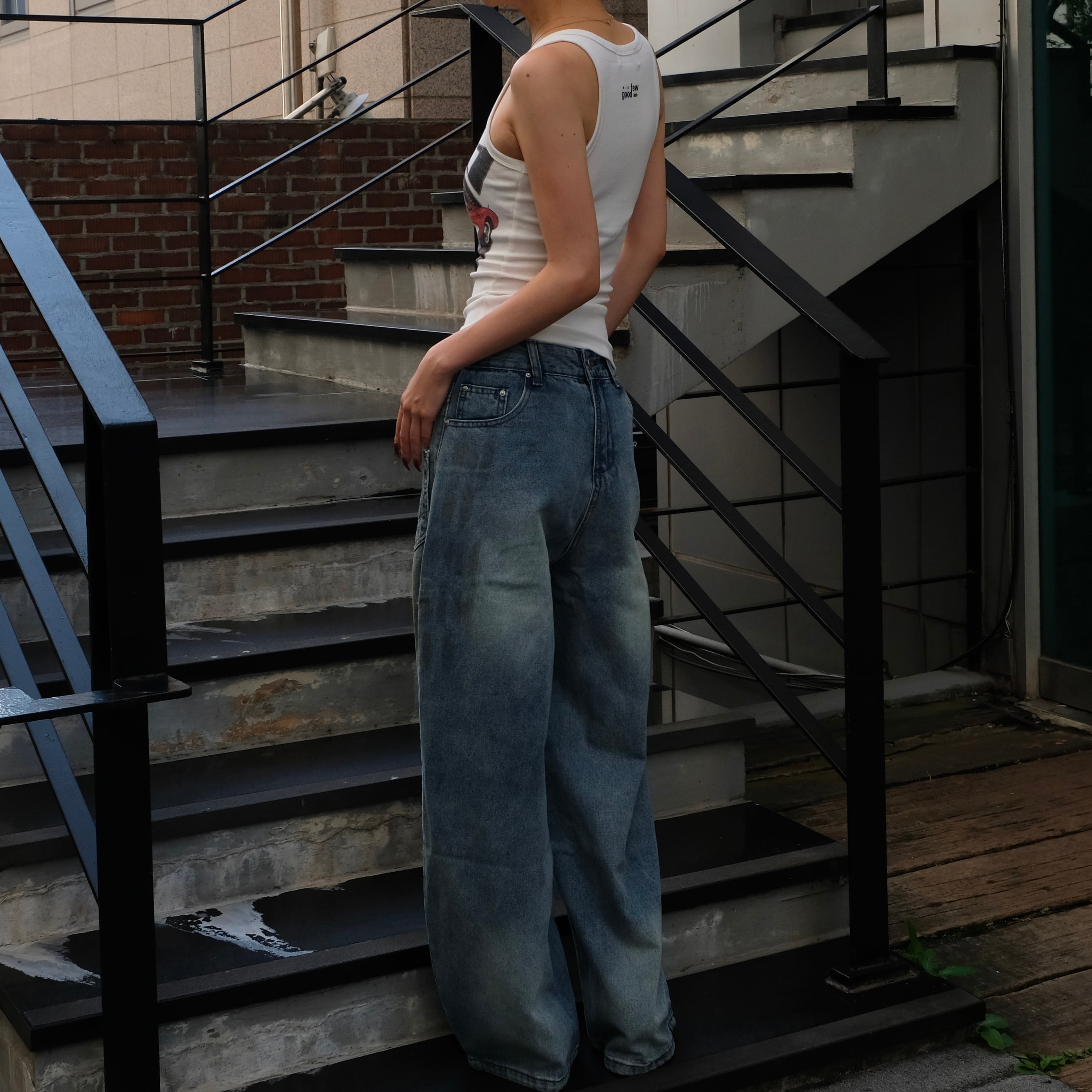 オーダー受付可能デニム EMBROIDERED VINTAGE DENIM | FELIM