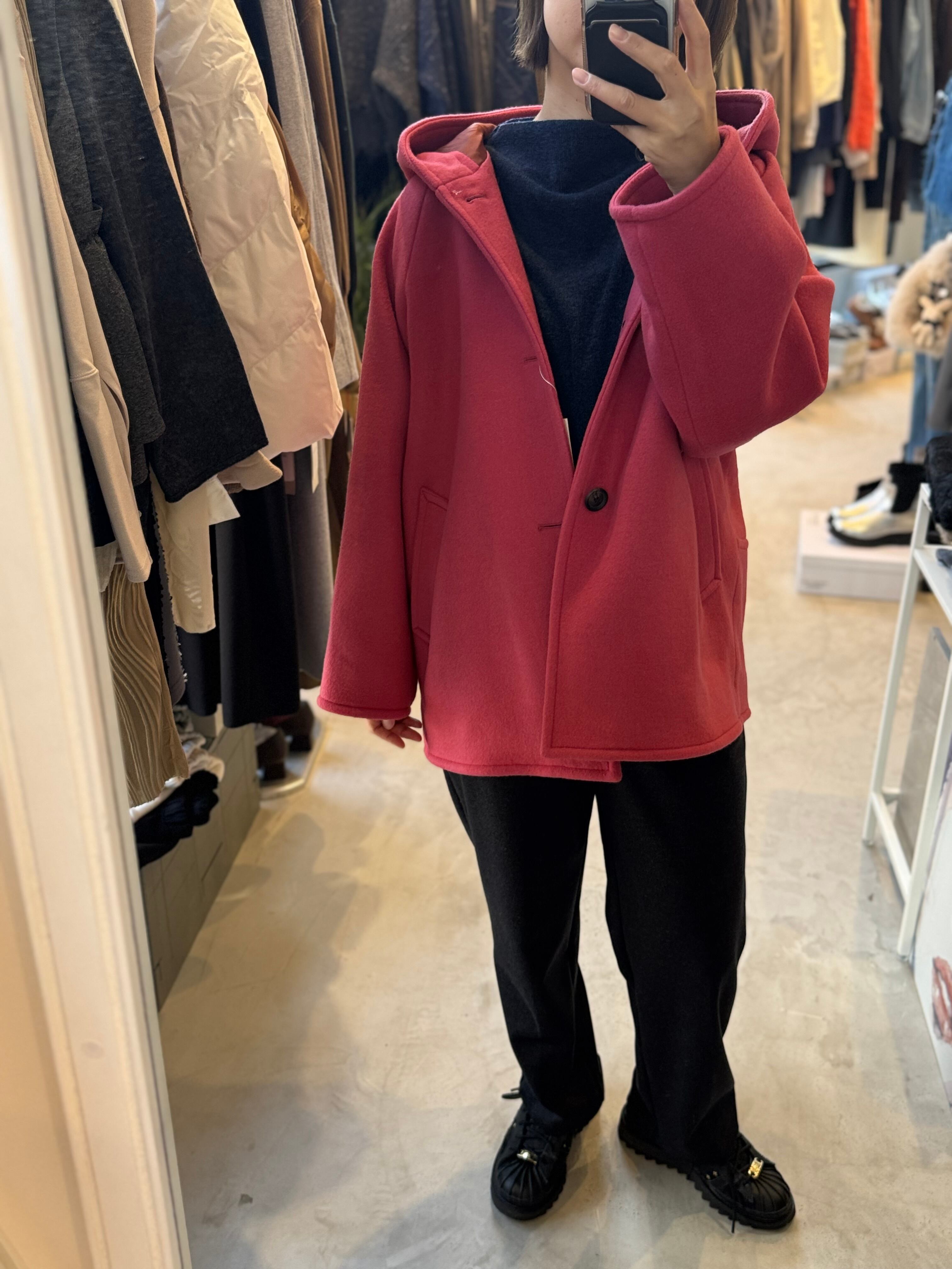 【LEMELANGE】フード付きウールコート　8553903