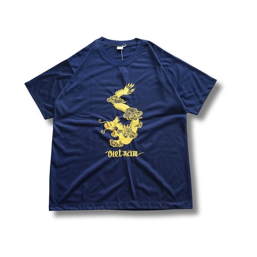 ドラゴン刺繍Tシャツ　スーベニア　べトジャン　（表記XL・実寸L相当）｜NA866