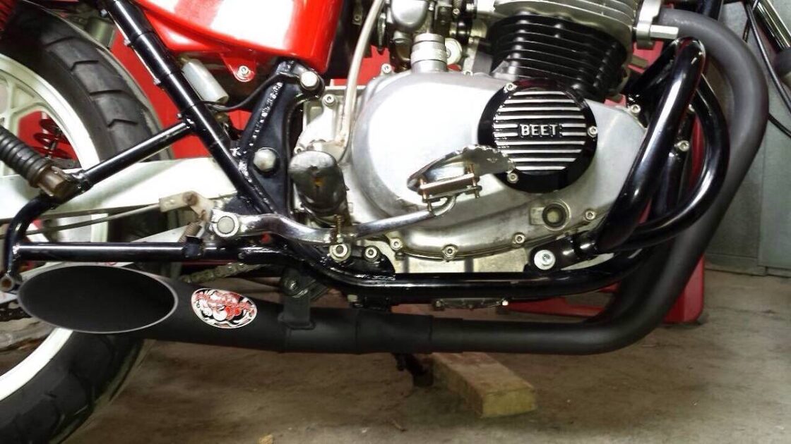 SUZUKI GS400 猪管シリーズ イノカン3 メガサイクロン ブラック 