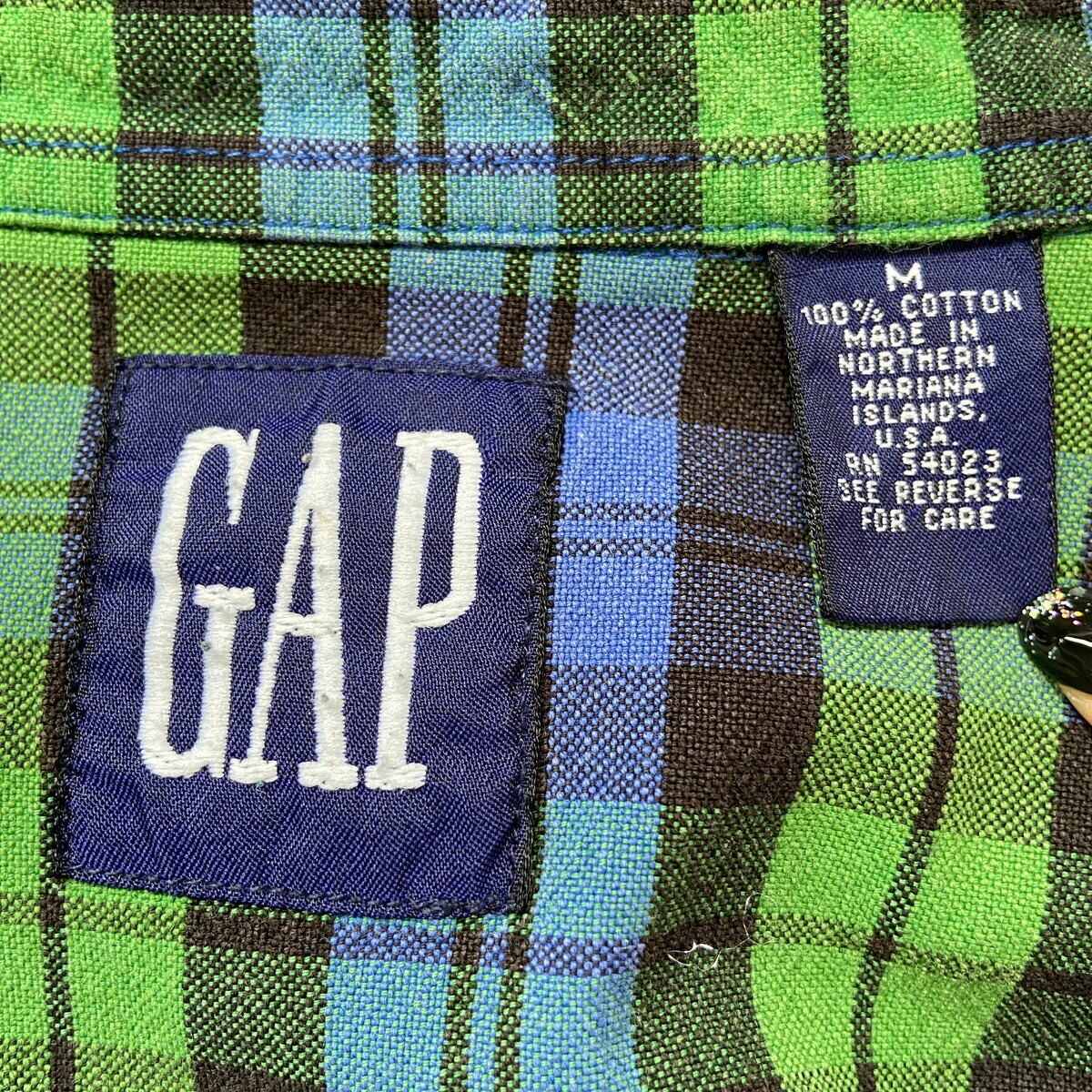 90年代 OLD GAP オールドギャップ ボタンダウン コットン チェック