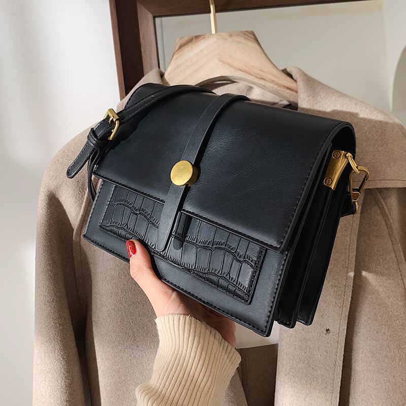 クロスボディ スクウェア ハンドバッグ 手作りハンドバック17757760907