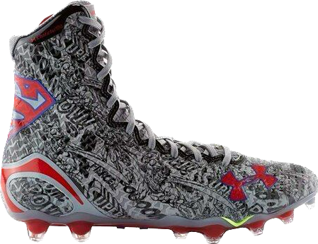 UA HIGHLIGHT MC Alter Ego スーパーマンモデル アメフト スパイク