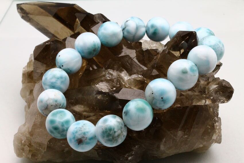 ラリマー ブレスレット 12mm 211-2536 | 天然石・パワーストーンの東昇  