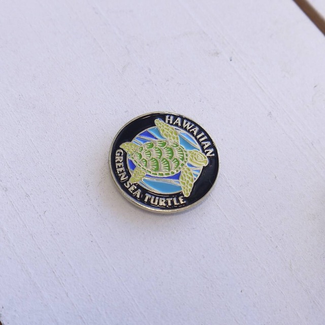 ★ハワイ直輸入★ハワイアン ミニ マグネット／ハワイアン雑貨／強力磁石／キッチンマグネット＜GREEN SHA TURTLE/海亀＞
