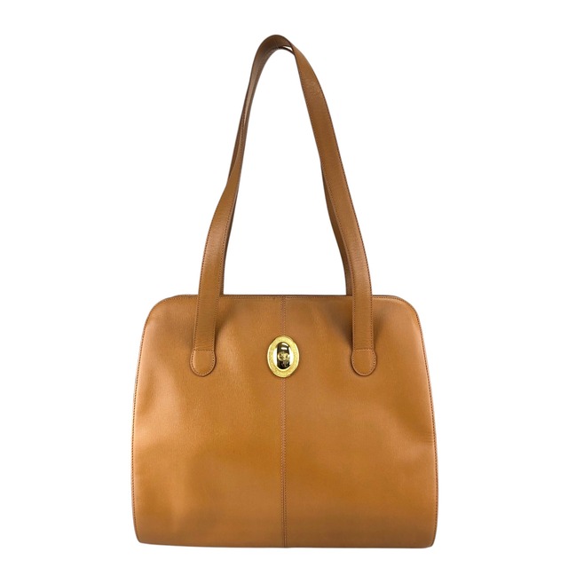 Christian Dior クリスチャン ディオール ハンドバッグ ブラウン CDロゴ レザー トートバッグ vintage ヴィンテージ オールド i5u28h