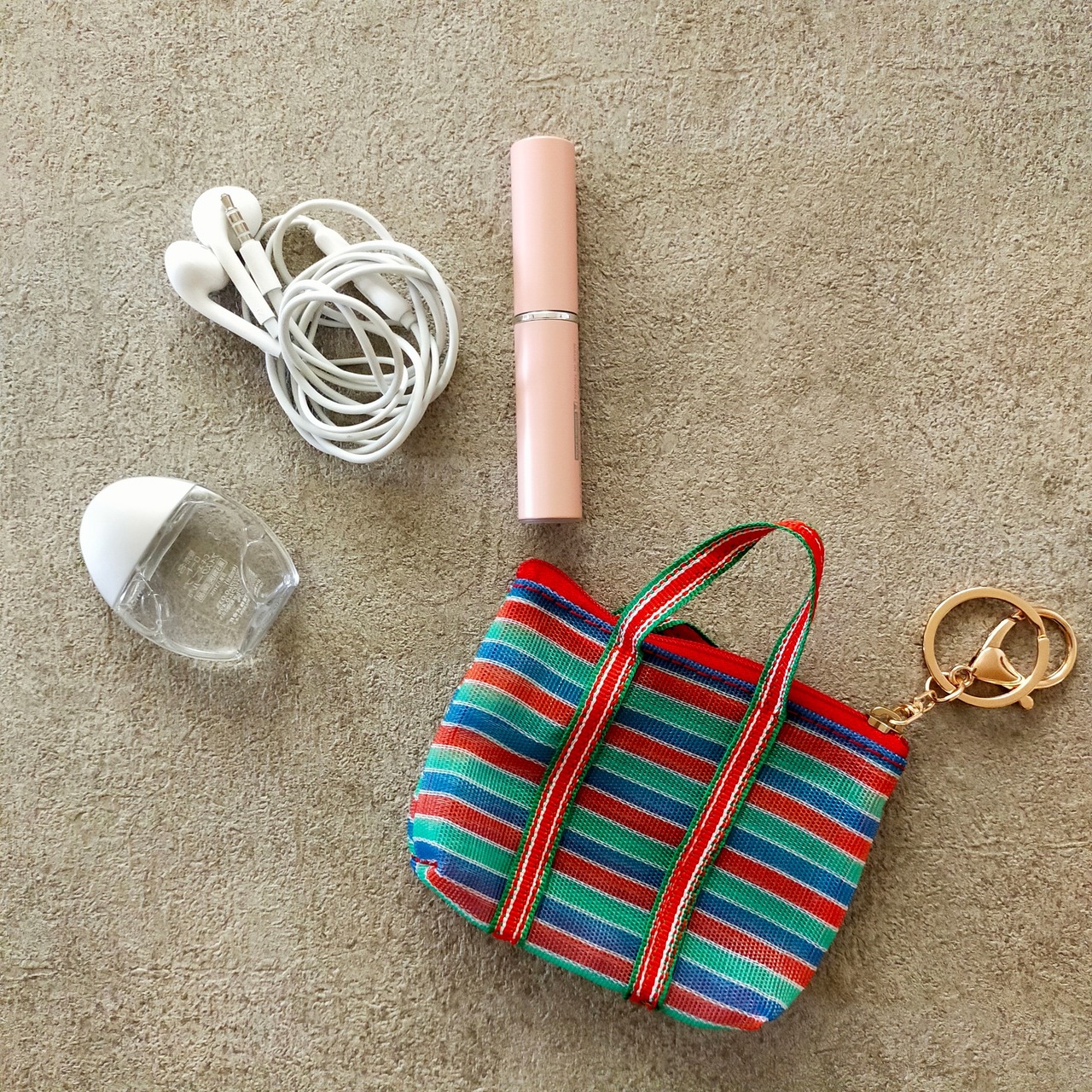 漁師網バッグ ミニキーホルダーМ