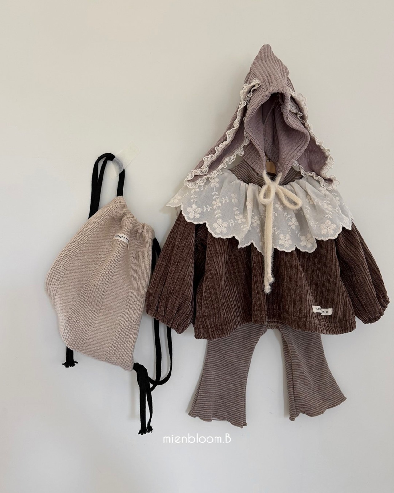 mien bloom B［取寄］velvet blouse 26winter