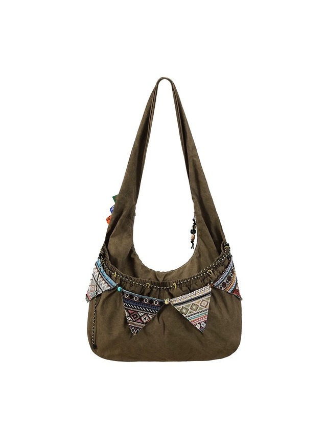 CONP Ethnic Flag Hobo Bag
