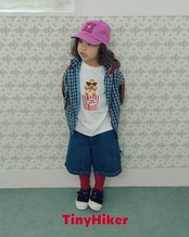 韓国子供服 / TinyHiker / 26Autumn / チェック柄 フード付きブルゾン / 秋服 *XS~XL *