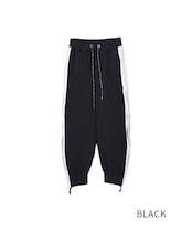 ダブルファスナージョガートラックパンツ (BLACK) CQ-47033