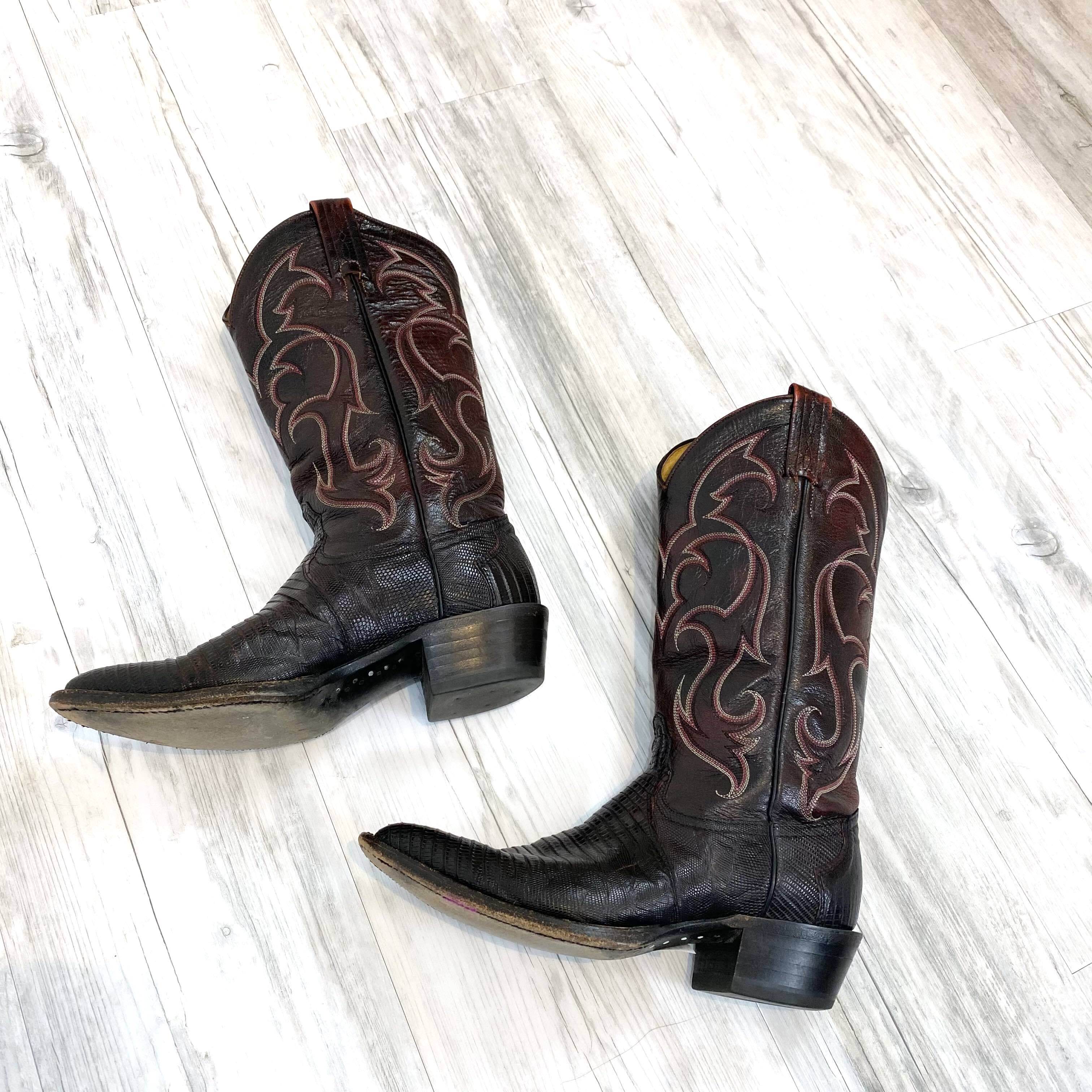 ◼︎70s vintage Tony Lama western boots from U.S.A.◼︎ | The VINTAGING powered  by BASE