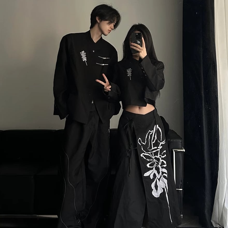 ゴスロリ通販 With U レディース メンズ パンツ チャイナ風 クール