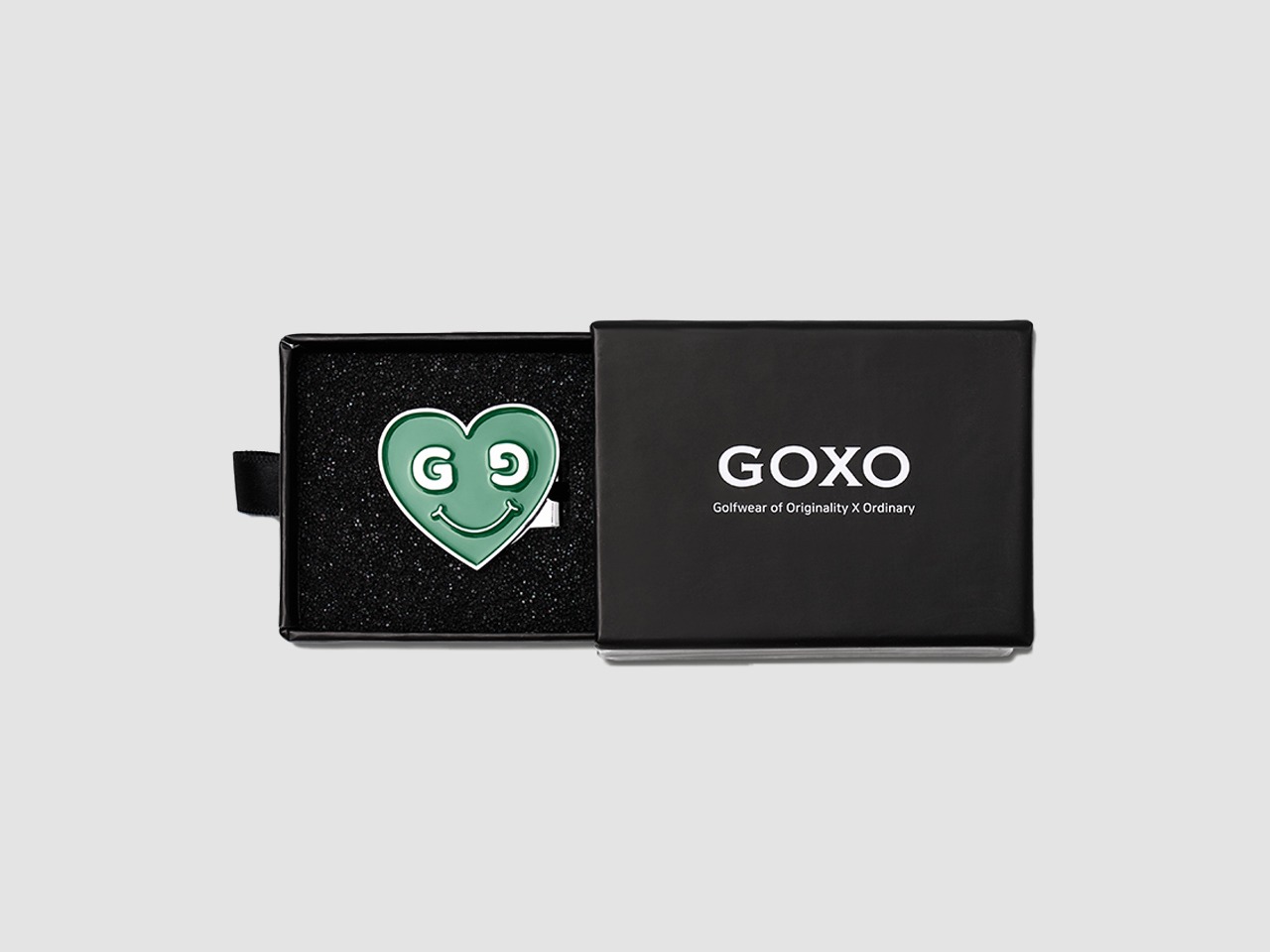 GOXO ゴーエックスオー グリーンハートボールマーカー