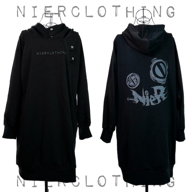 NieR HIGH-NECK PULLOVER【FACE LOGO】