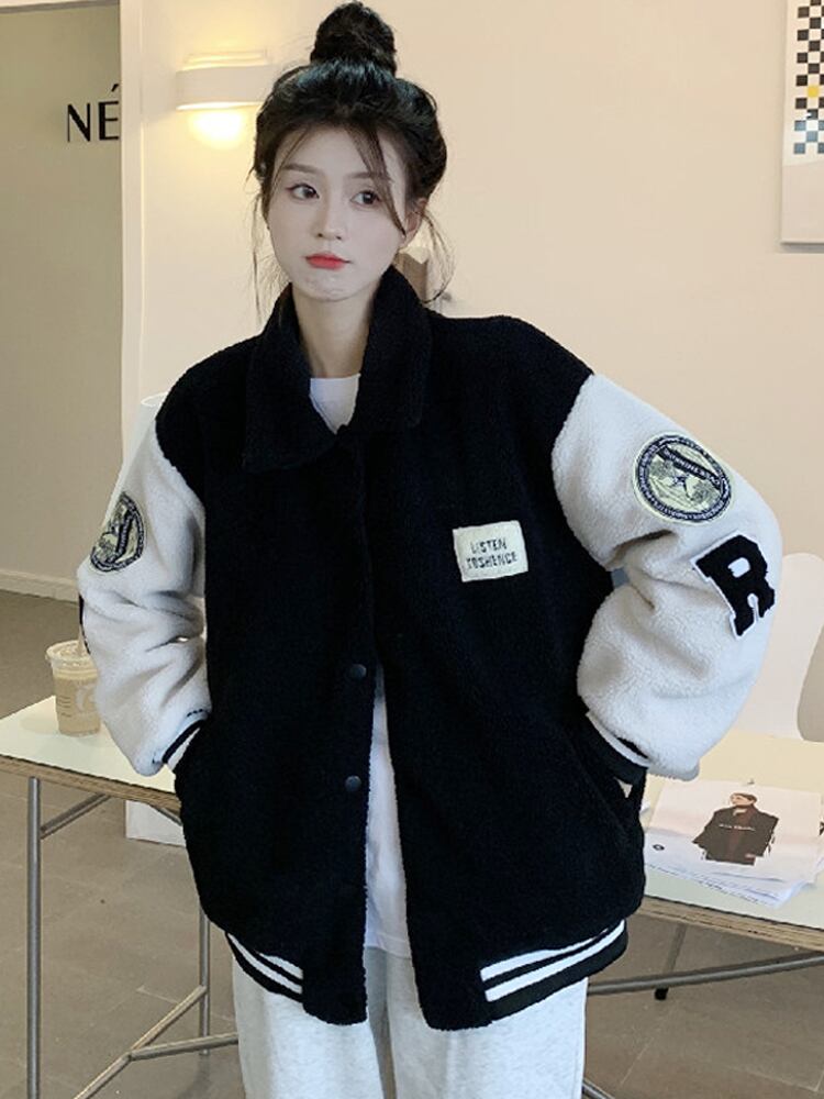 スタンダードウールジャケット オータムウィンタールーズトップス レトロ 秋物 冬物 試着室70115735395