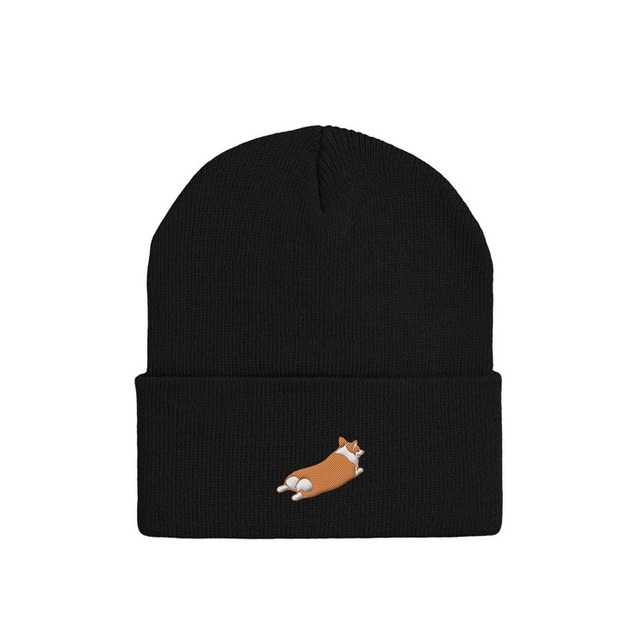 WC ROGO Knit Beanie -Black-　[H0021]