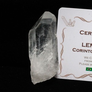 レムリアンシード 水晶 原石 ブラジル ミナスジェライス州 コリント産 証明書付属 一点物 271-453