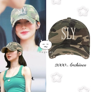 ★ BABYMONSTER アサ 着用!!【2000archives】SLY CAMO CAP (KHAKI)