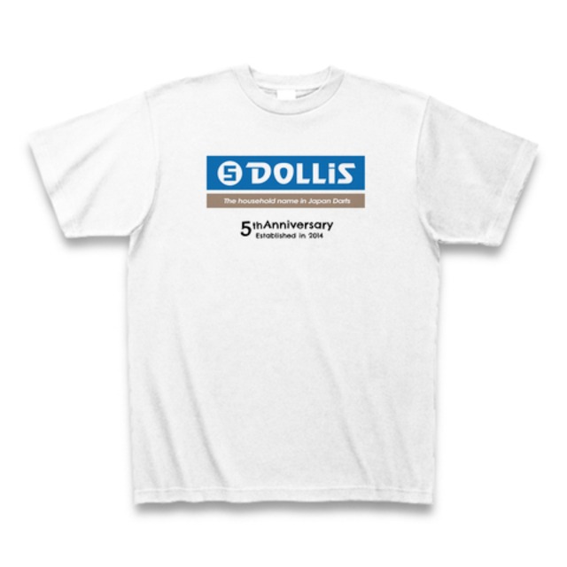 DOLLiS 5周年記念Tシャツ（水色）