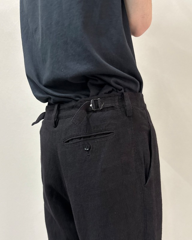 【Y's】cropped linen shorts