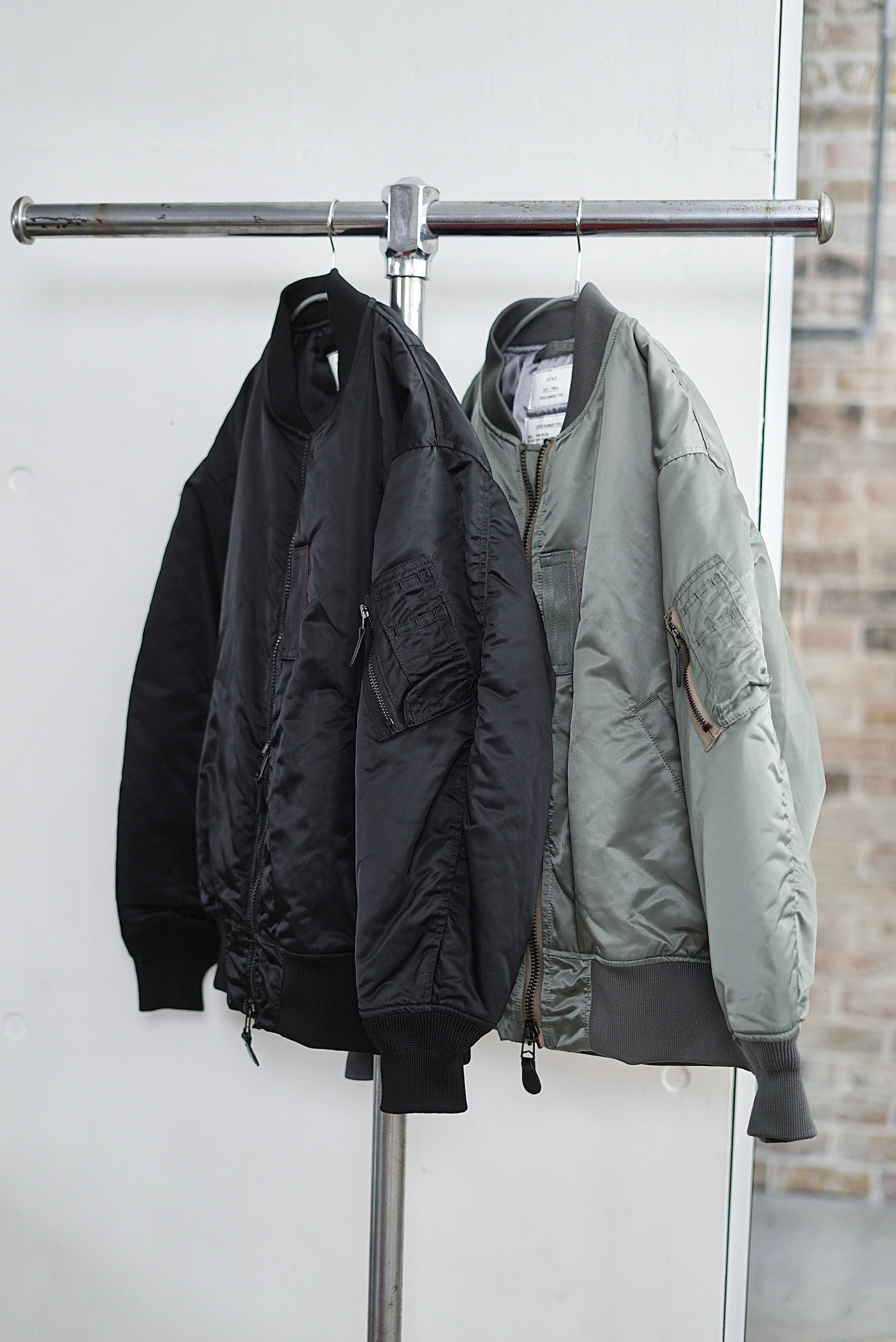 HYKE / TYPE MA-1 JACKET (BLACK / OLIVE DRAB) | JUQUI Online