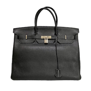 HERMES エルメス バーキン40 ハンドバッグ トゴ ブラック 8347-202209