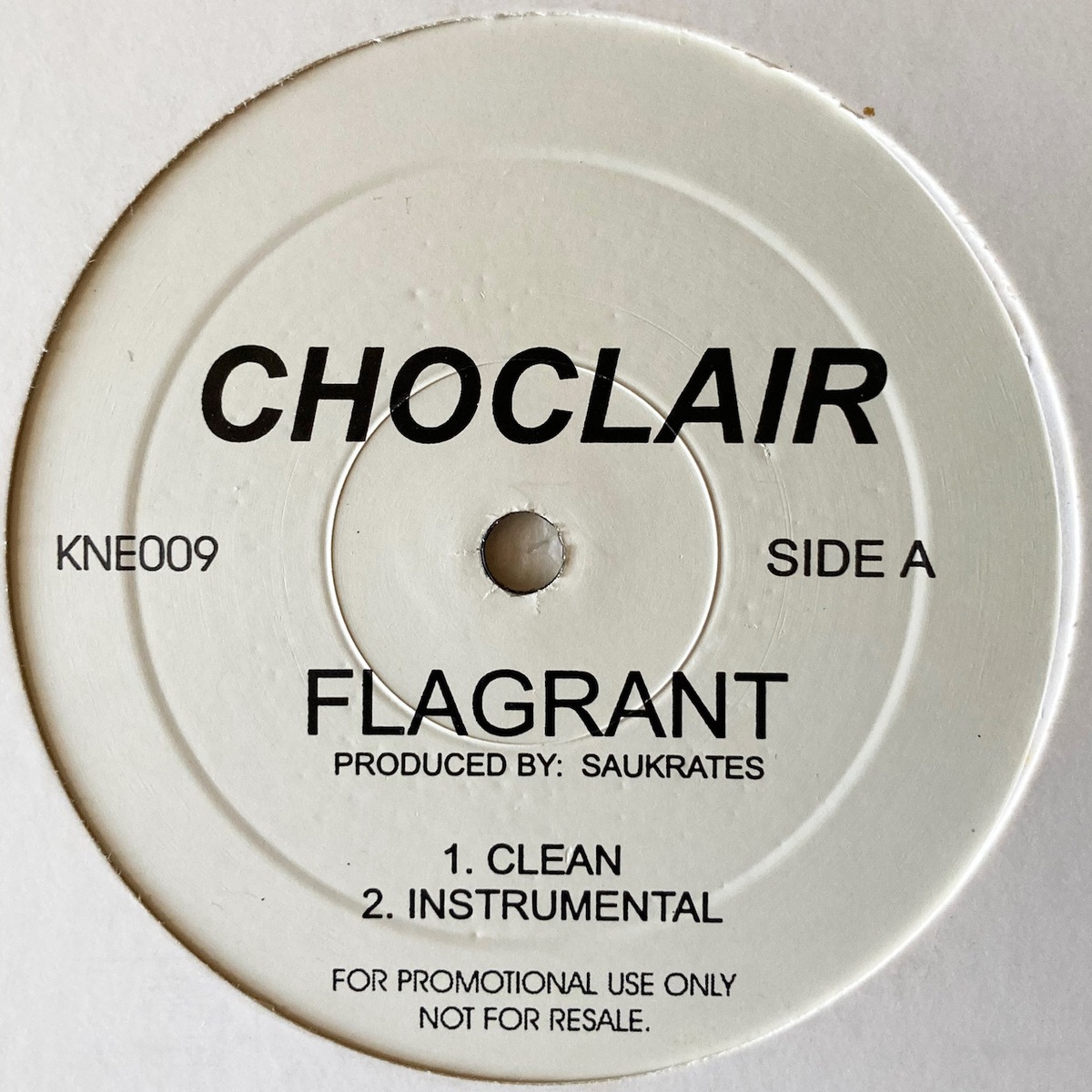 Used / 12"】 CHOCLAIR / Flagrant | AgriTribeMusic - NEW / Used Records Store