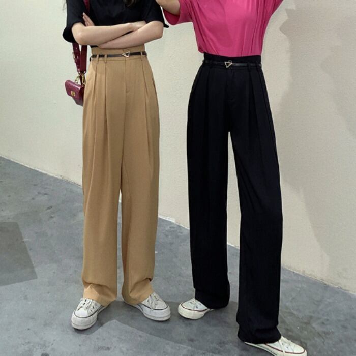 パンツ サマー薄手ルーズハイウェスト 夏物 1号婦人60365796155