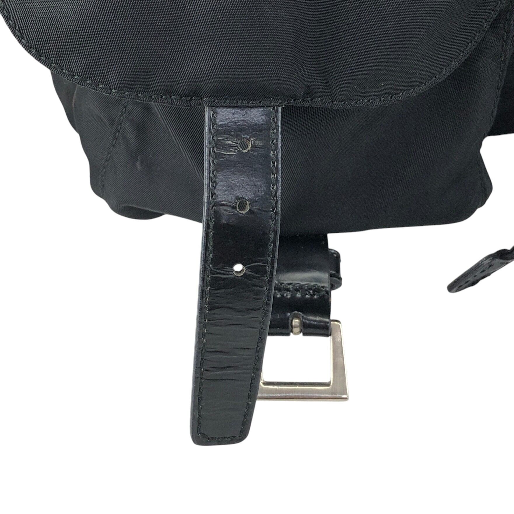 PRADA プラダ バックパック ブラック トライアングルロゴ ナイロン