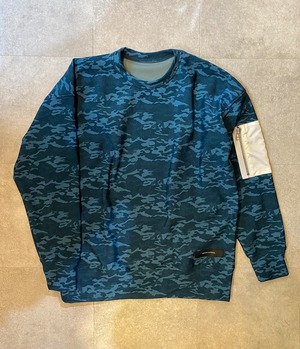 RESOUND CLOTHING / RC26-C-004 / velours fleece drop trainer / ルーズトレーナー