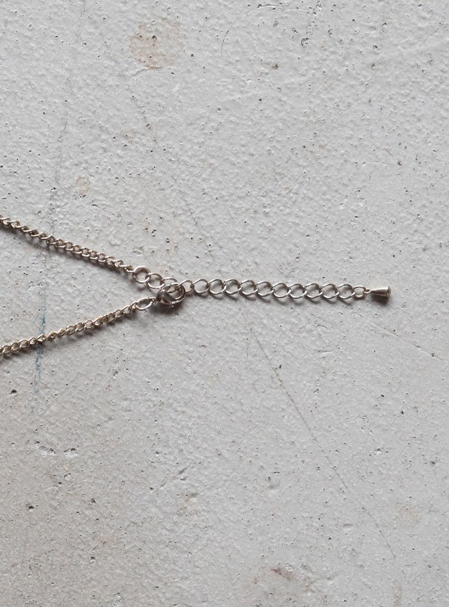 unknown used Fabric wrapped beads necklace