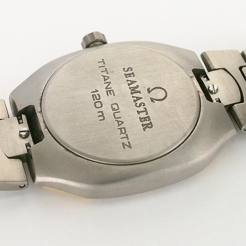 オメガ OMEGA シーマスター ポラリス チタン クオーツ 120M 電池交換済