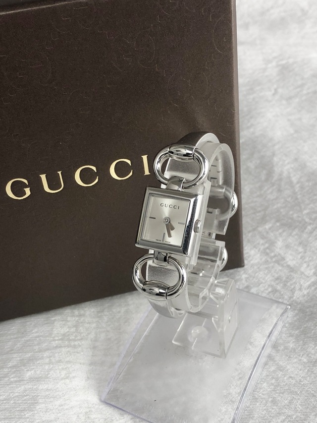 GUCCI グッチ 腕時計 シルバー ステンレススチール トルナヴォーニ 120 vintage ヴィンテージ オールド j3uxrw
