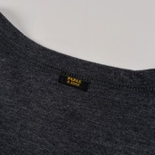 PAPAS & SONS パパス & サンズ ロゴワッペン 長袖Tシャツ カットソー サイズ 50/L /チャコールグレー/メンズ
