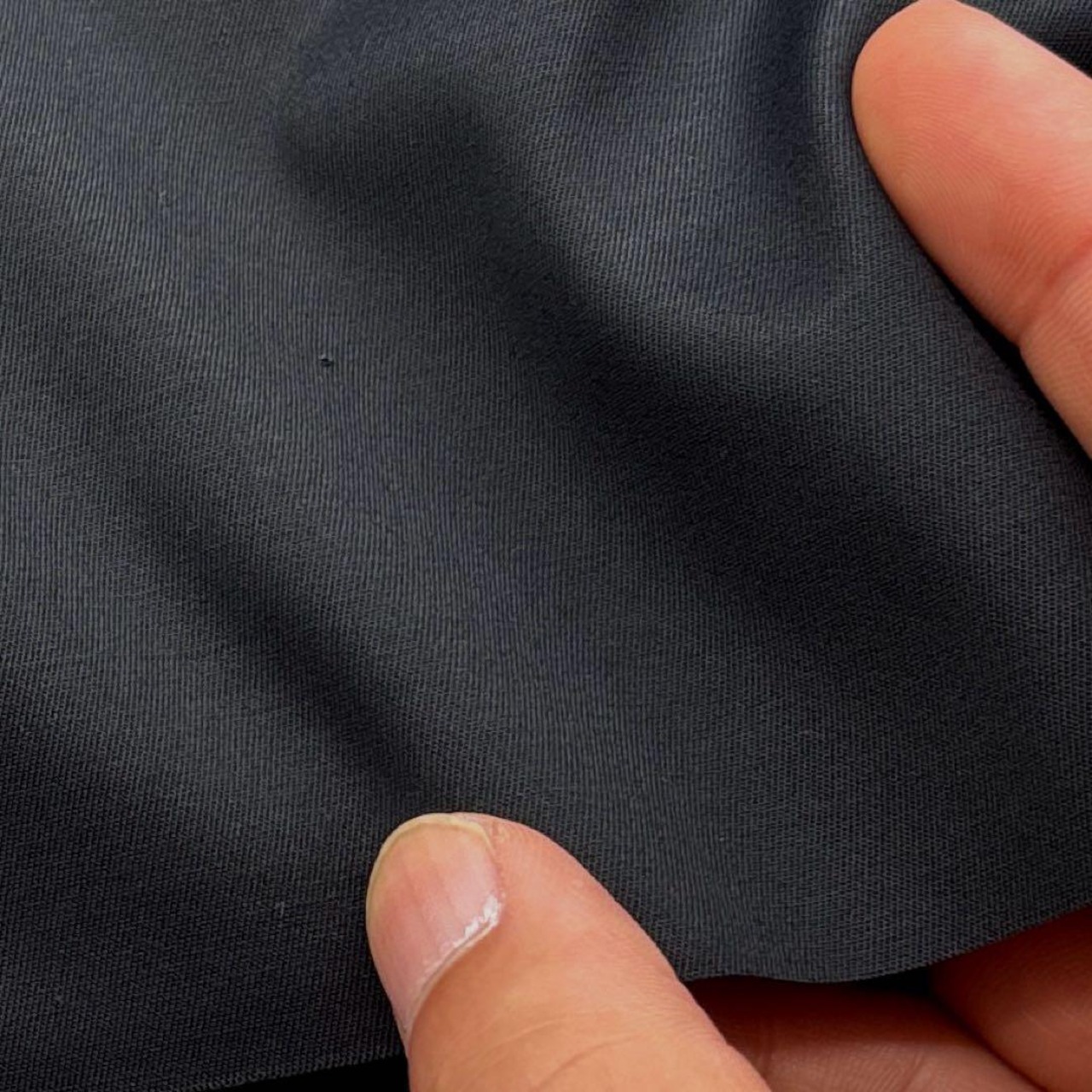 ★NY322◆3.5m◆綿ポリウレタン混弱光沢ストレッチ生地◆ブラック