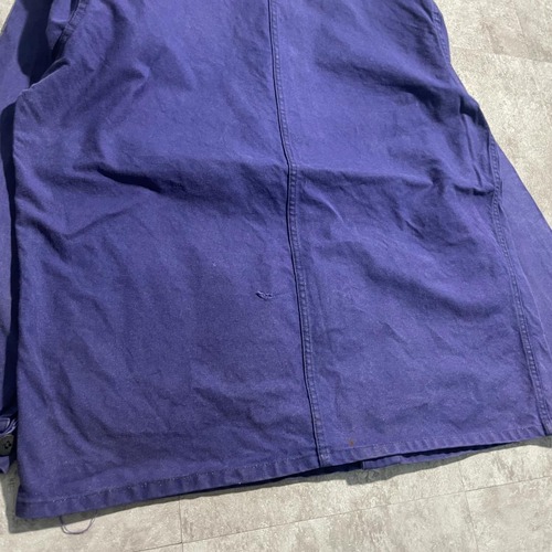70-80s BARBE BLEU コットンツイル フレンチワークジャケット 詳細写真15