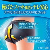 ソフィ Sofy ユニチャーム female 極ぴた FIT 通気コットンタイプ Mサイズ 1枚 グレー(生理用品 サニタリーショーツ)