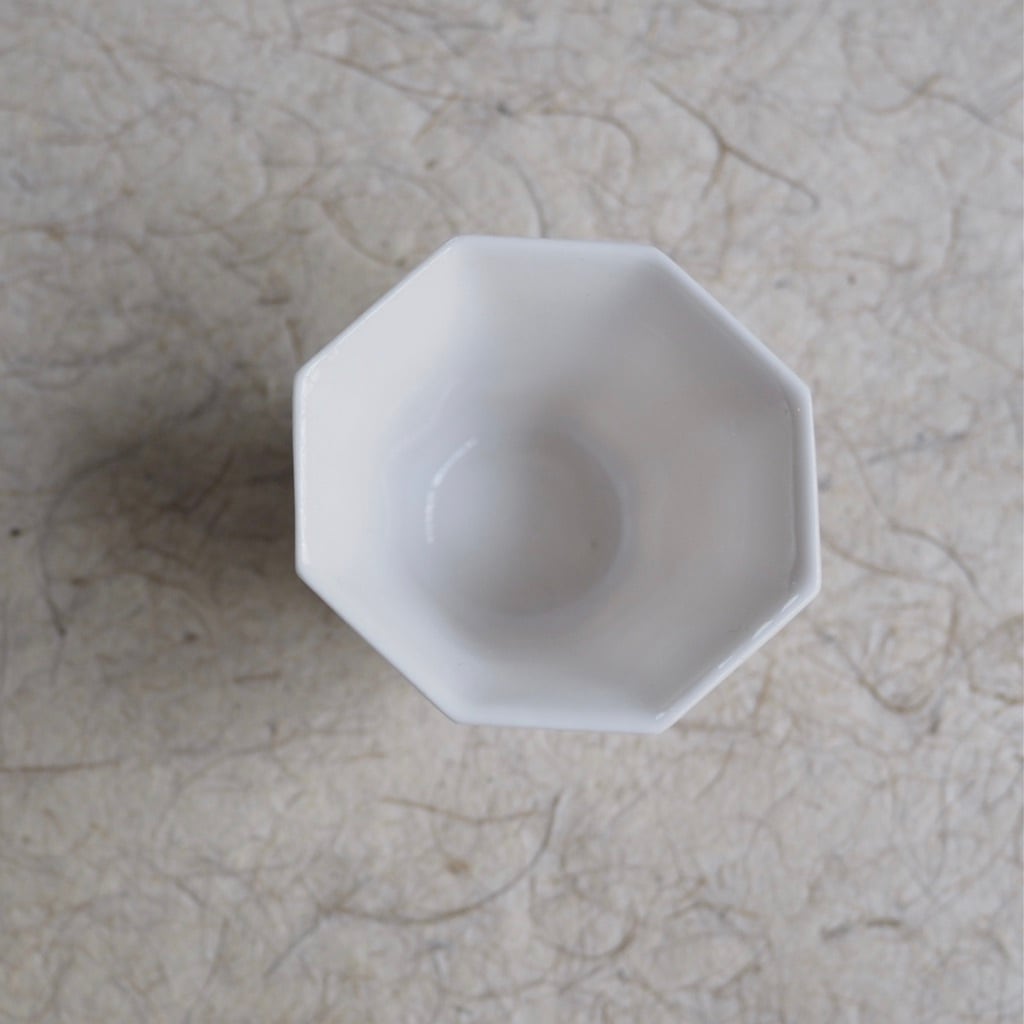 色原 昌希/菱八角茶杯(L) 桃花釉