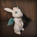 翼の葉影うさぎと小鳥 no.45 white