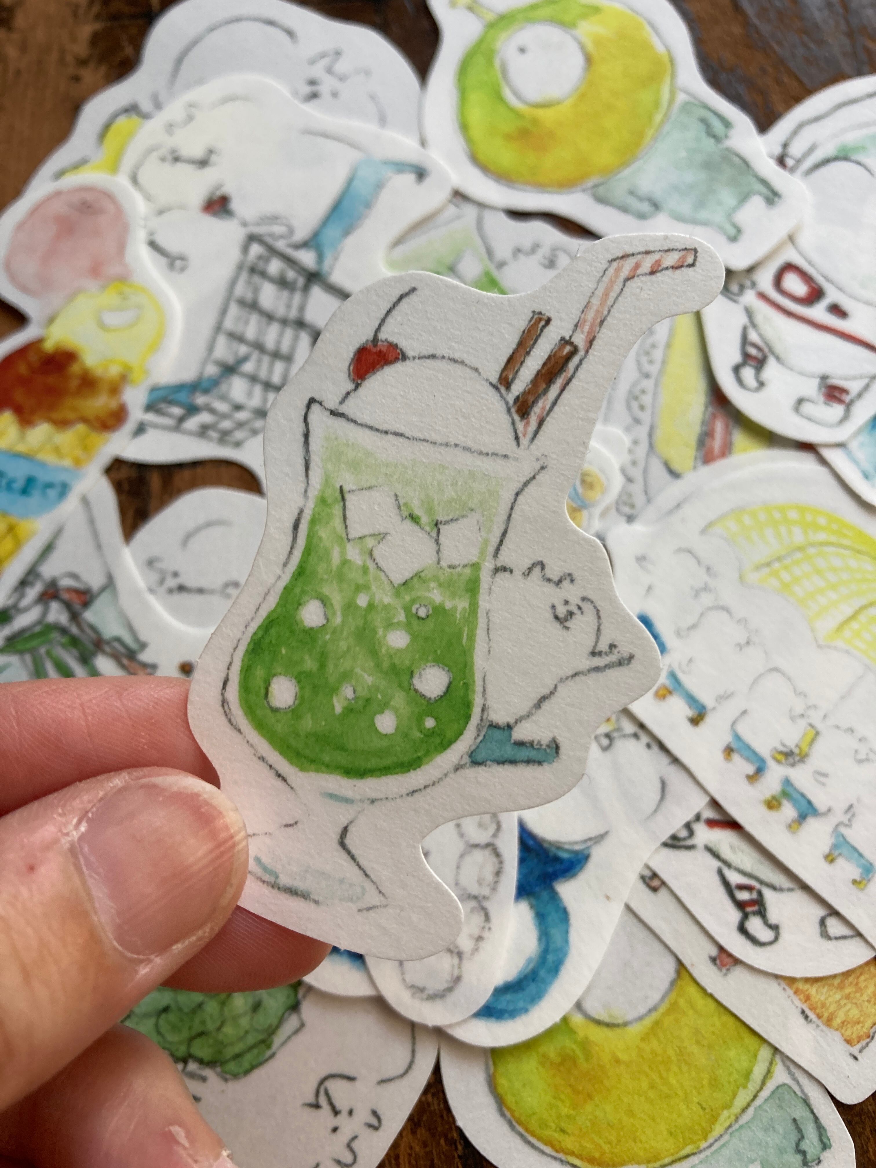 spicaの庭・muuちゃんのフレークシール FA FB FC | Spicaの庭