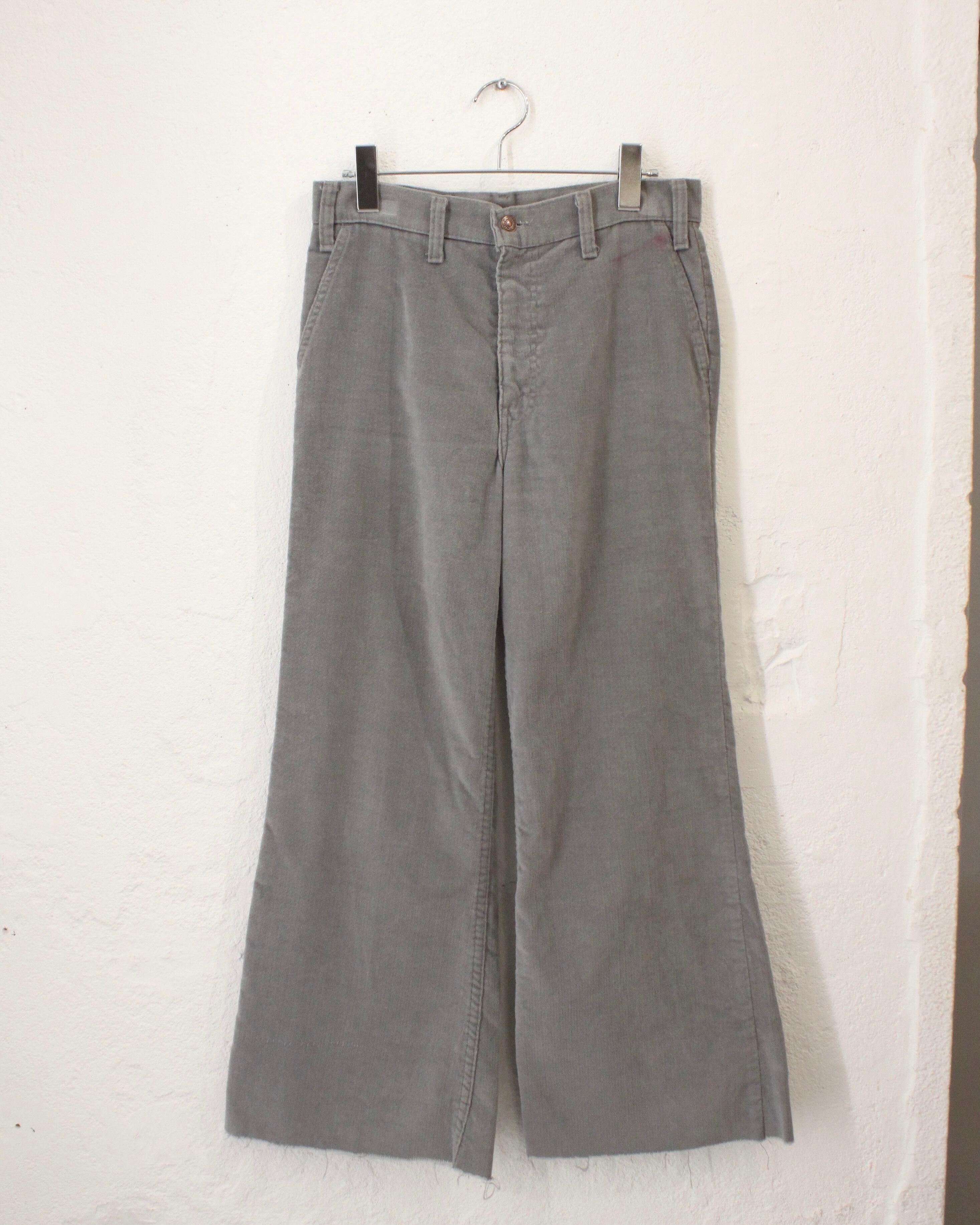70s Levi's Velor? Cut-off Flare Trousers USA製