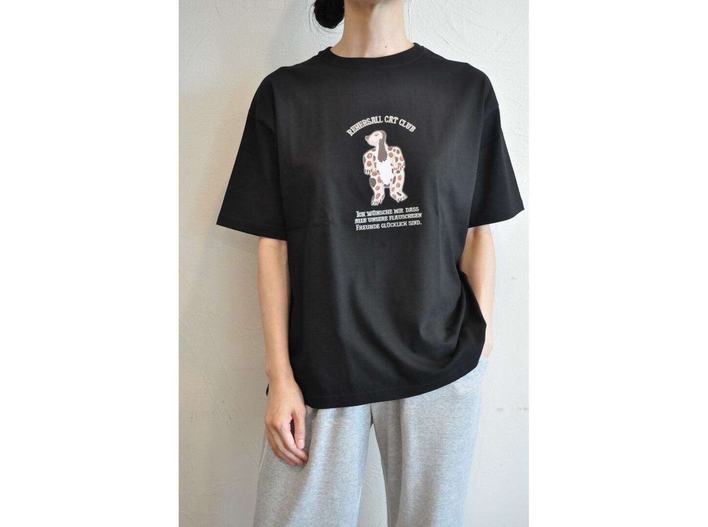 thomas magpie】logo print big Tshirt /【トーマスマグパイ】ロゴ