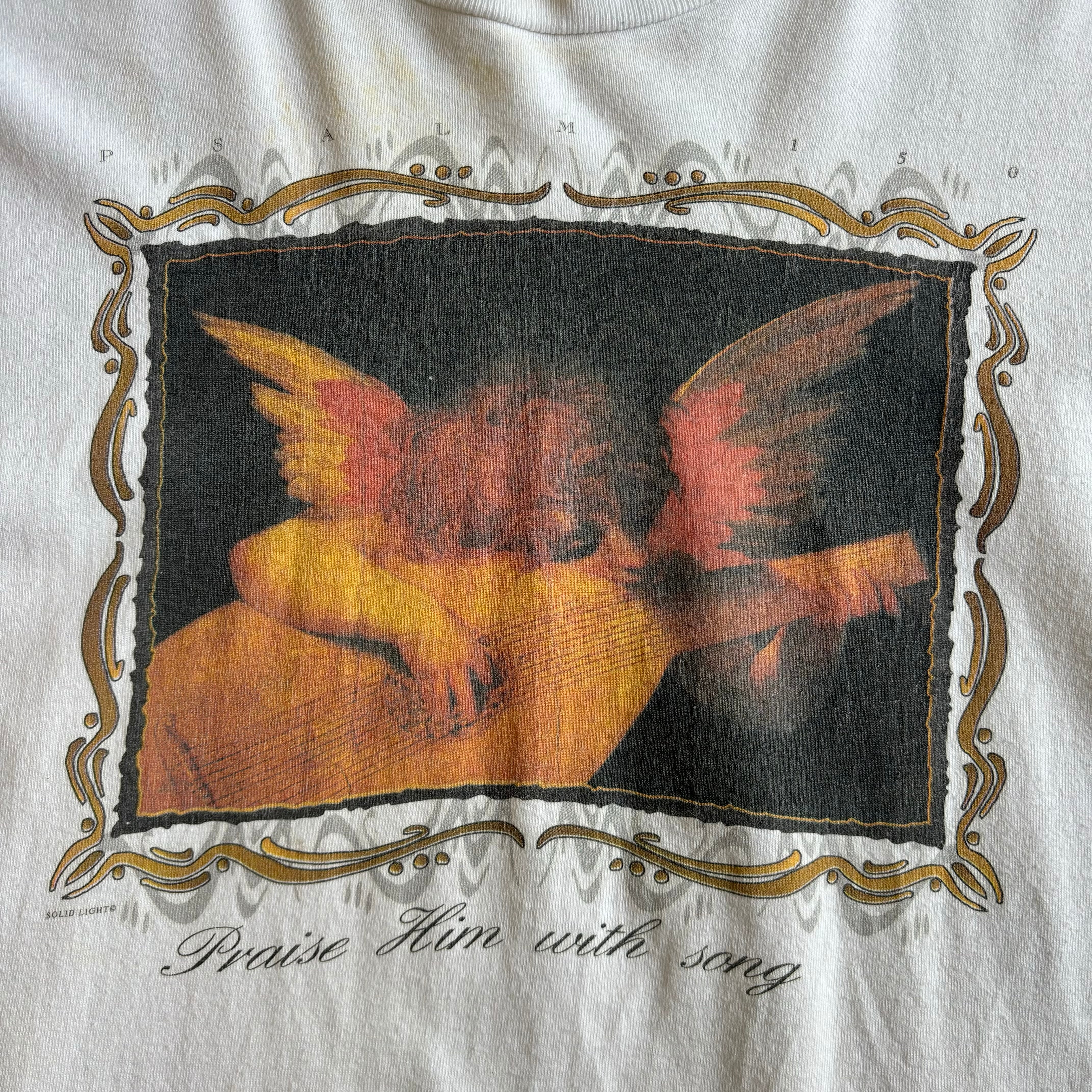 《L》anvil アンビル usa製 90年代 vintage シングルステッチ 天使 エンジェル no.4011