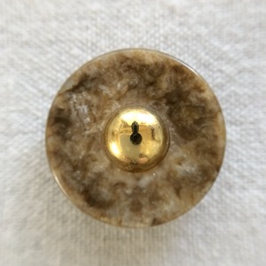 フランス ゴールド×ブラウンマーブル 27㎜